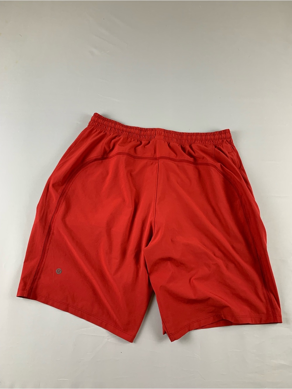 lululemon Pace Breaker lined 9” inseam Red Shorts